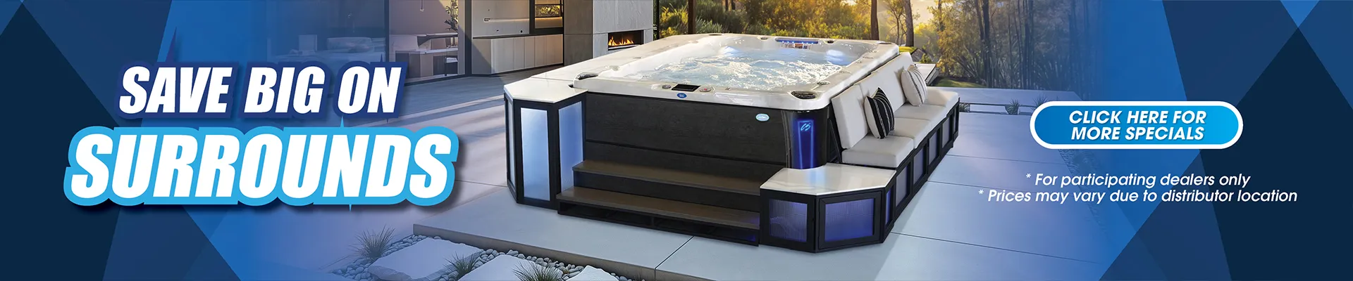 Calspas hot tub being used in a family setting - New Haven